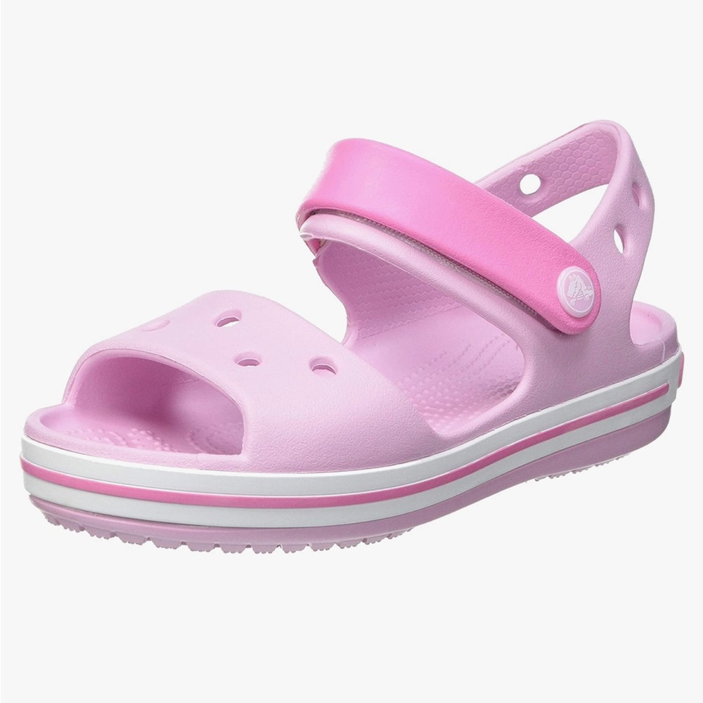 Crocs Crocband Sandals Toddler Girls Size 8 in Ballerina Pink